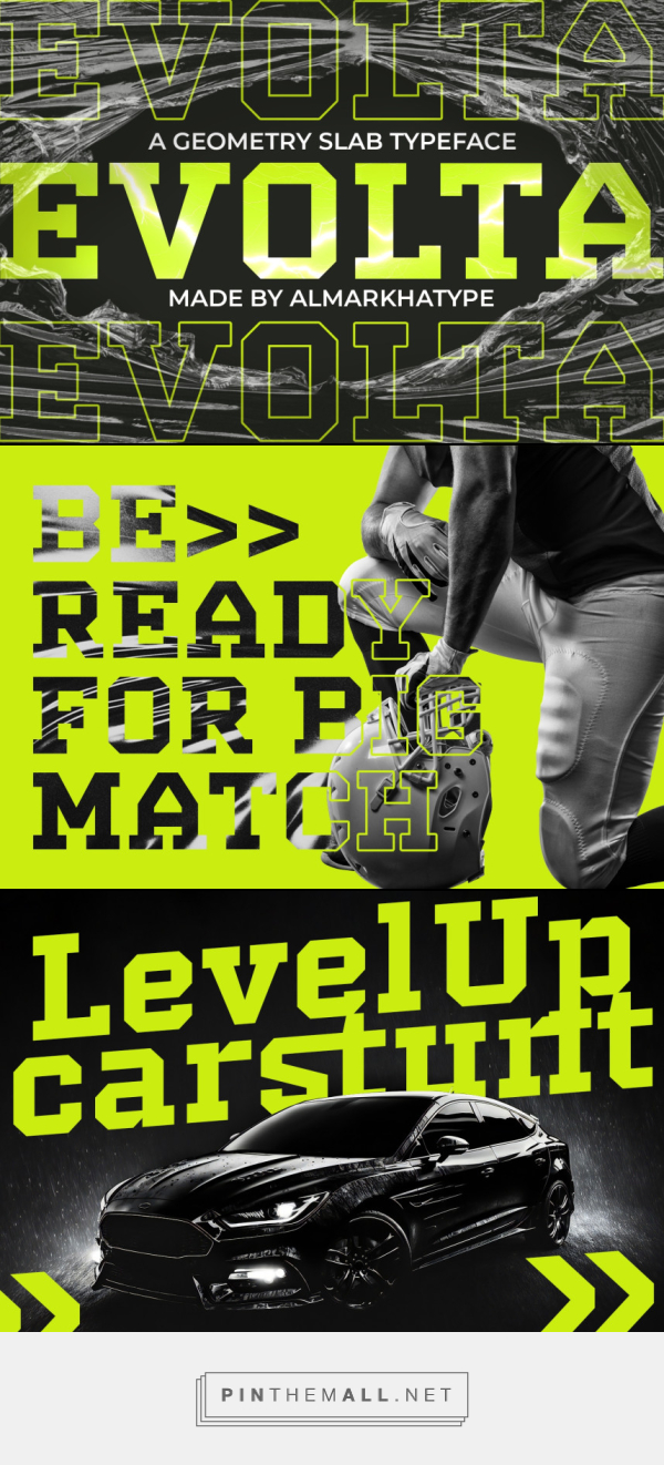 Evolta font by Almarkhatype